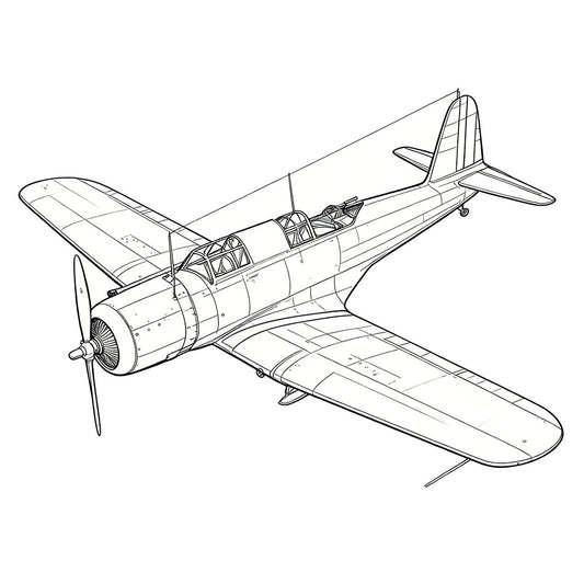 LYR261 Military Model France Vought V-156F Dive Bomber