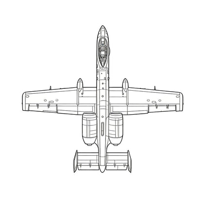 LYR264 Military Model US A-10A Thunderbolt II (Early) Strike Aircraft