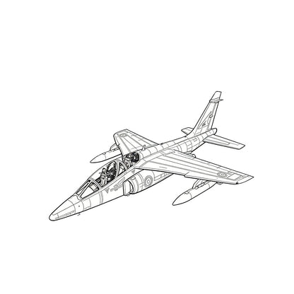 LYR265  Military Model France Alpha Jet E Strike Aircraft