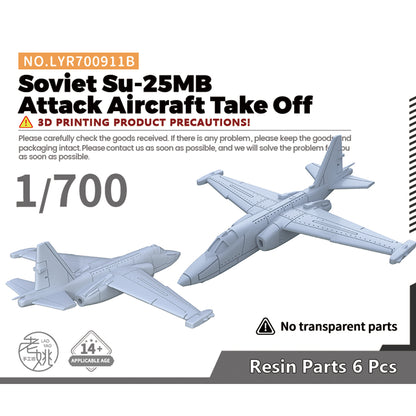 Yao's Studio LYR911B Military Model Kit Soviet Su-25MB Attack Aircraft Take Off