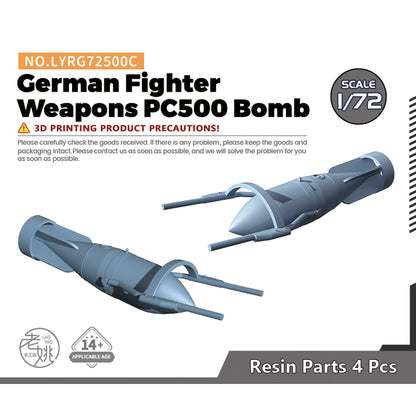 Yao's Studio LYRG500C Model Upgrade Parts German Fighter Weapons PC500 Bomb