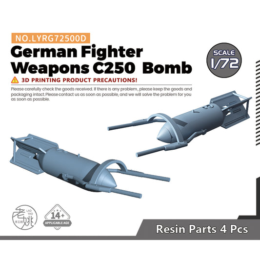 Yao's Studio LYRG500D Model Upgrade Parts German Fighter Weapons C250 Bomb