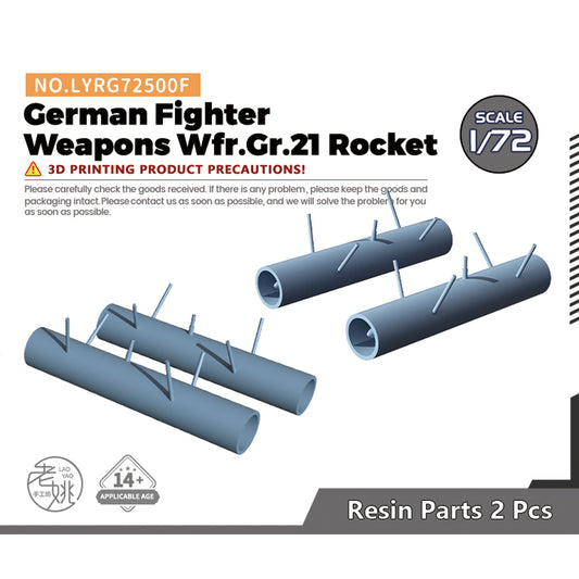 Yao's Studio LYRG500F Model Upgrade Parts German Fighter Weapons Wfr.Gr.21 Rocket