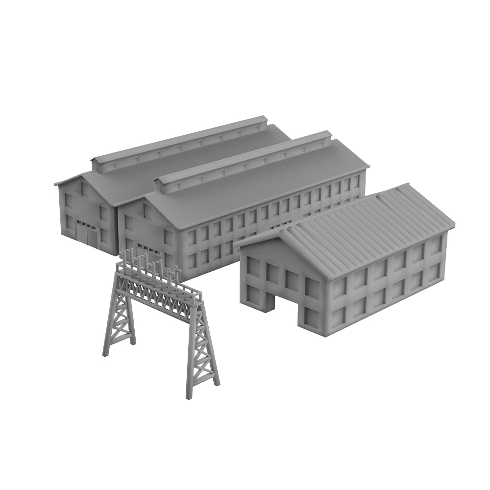 Factory Building Workshop House Scene Building Model MRY-SFW LYT1000128