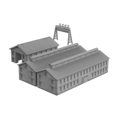 Factory Building Workshop House Scene Building Model MRY-SFW LYT1000128