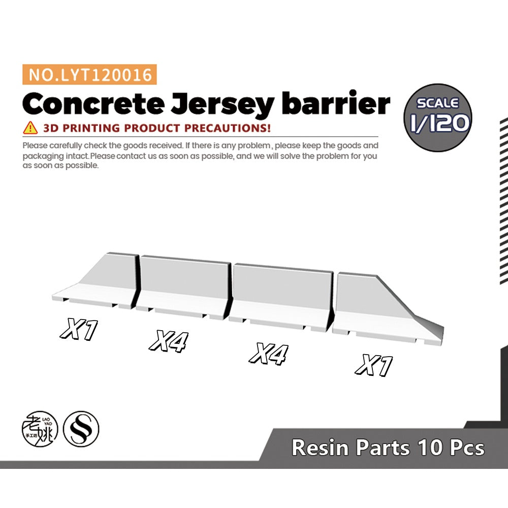 Concrete Jersey barrier MRY-SFW LYT016