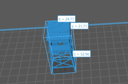 Observation Tower FOR Model Railroads Display MRY-SFW LYT144096B