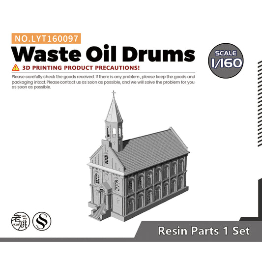 Yao's Studio LYT097 Waste Oil Drums HO/OO/Z/N/TT Railroad Miniature Diorama House Building