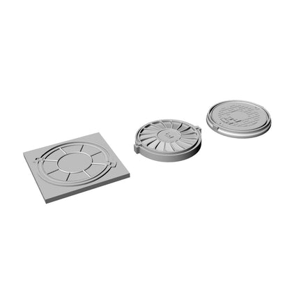 Yao's Studio LYT172 Manhole Cover Military Base Miniature Accessory Props