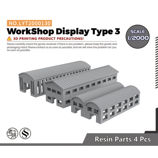 Miniature Dock factory building Shipyard WorkShop Display Type 3 MRY-SFW LYT2000130