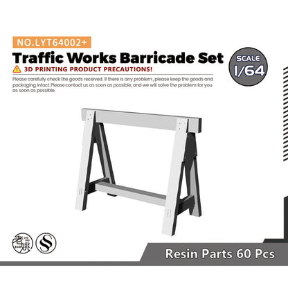 Yao's Studio LYT002+ Traffic Works Barricade Set Antenna Diecast toys car diorams