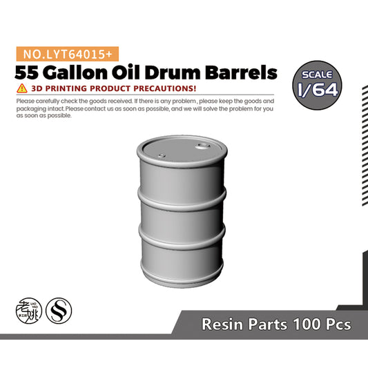 Yao's Studio LYT015+ 55 Gallon Oil Drum Barrels Diecast toys car diorams