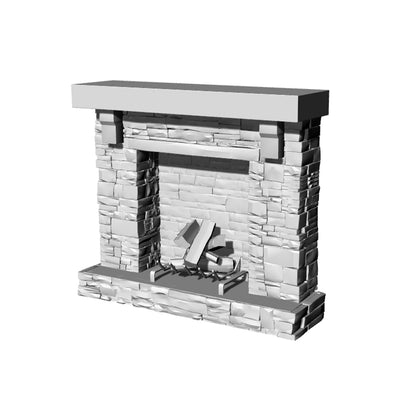 Yao's Studio LYT051 Stone Fireplace Type-1 Diecast toys car diorams