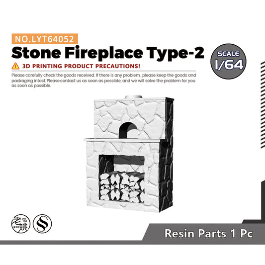 Yao's Studio LYT052 Stone Fireplace Type-2 Diecast toys car diorams