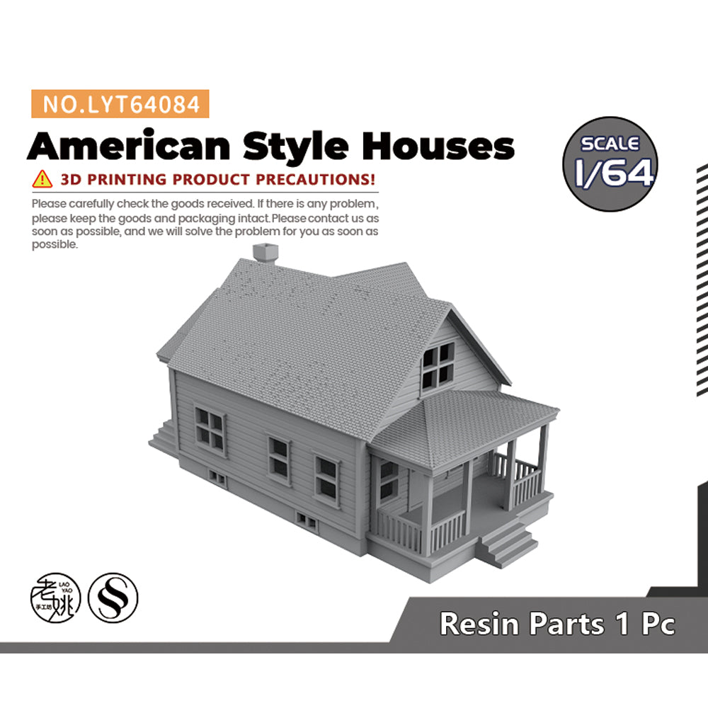 Yao's Studio LYT084 American Style Houses Diecast toys car diorams