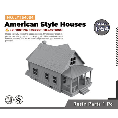 Yao's Studio LYT084 American Style Houses Diecast toys car diorams