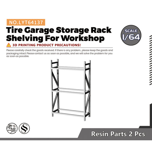 Yao's Studio LYT137 Tire Garage Storage Rack Shelving For Workshop Diecast toys auto parts parts
