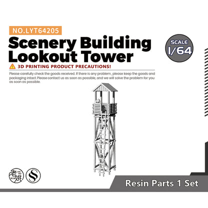 Yao's Studio LYT205 Scenery Building Lookout Tower Diecast toys car diorams