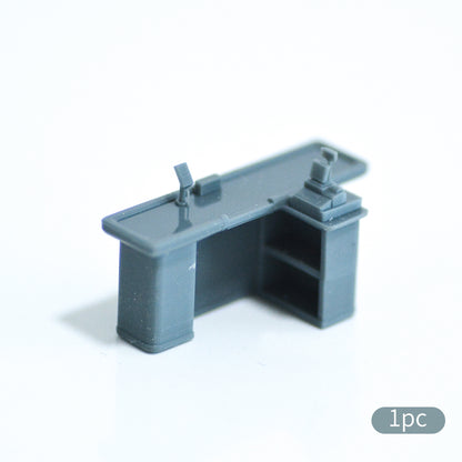 Yao's Studio LYT410 Cash Register Counter HO/OO/Z/N/TT Railr – LCD 3D printed resin model kit, image 1