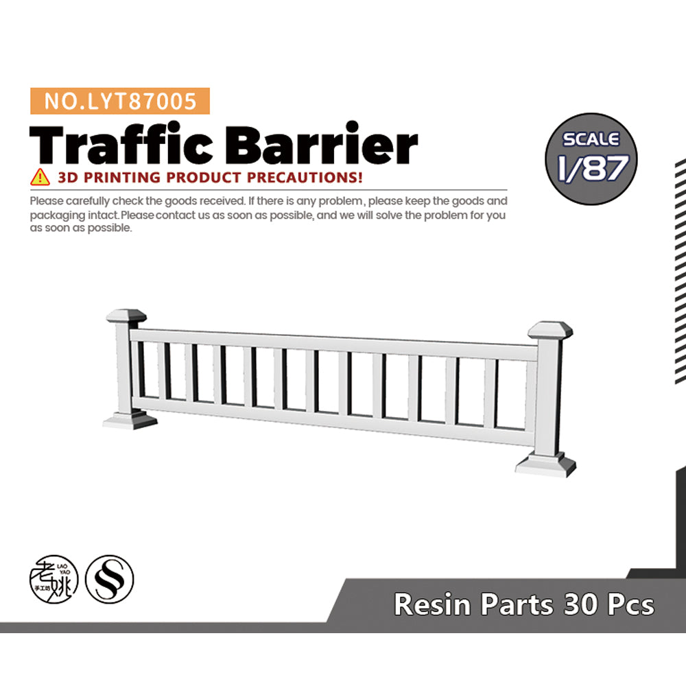 Yao's Studio LYT005 Traffic Barrier Diecast toys car diorams