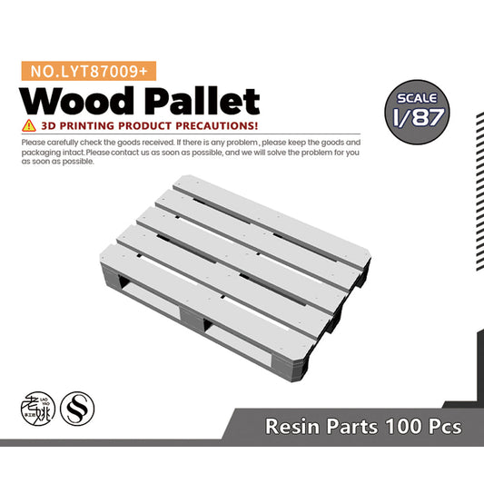 Yao's Studio LYT009 Wood Pallet HO/OO/Z/N/TT Railroad Miniature Accessory Display Props