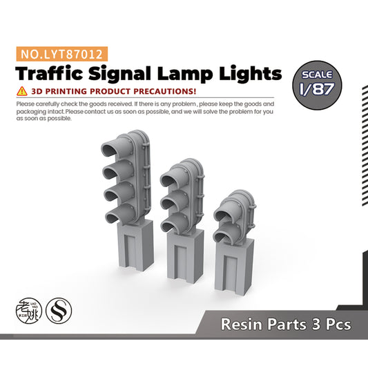 Yao's Studio LYT012 Traffic Signal Lamp Lights HO/OO/Z/N/TT Railroad Miniature Accessory Display Props