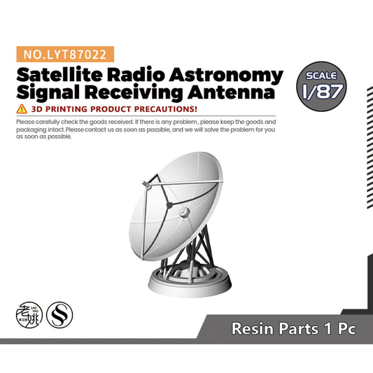 Yao's Studio LYT022 Satellite Radio Astronomy Signal Receiving Antenna HO/OO/Z/N/TT Railroad Miniature Accessory Display Props