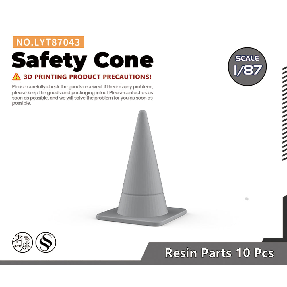 Yao's Studio LYT043 Safety Cone HO/OO/Z/N/TT Railroad Miniature Accessory Display Props