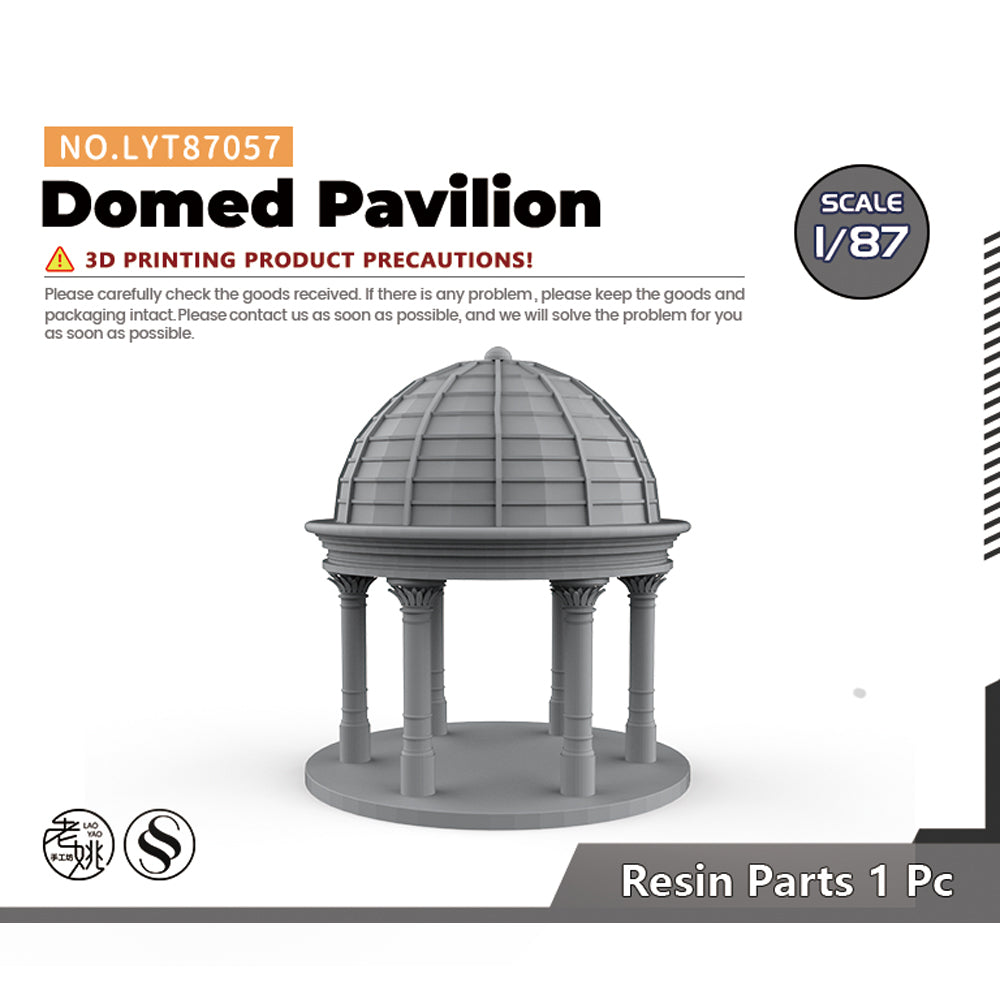 Yao's Studio LYT057 Domed Pavilion HO/OO/Z/N/TT Railroad Miniature Accessory Display Props