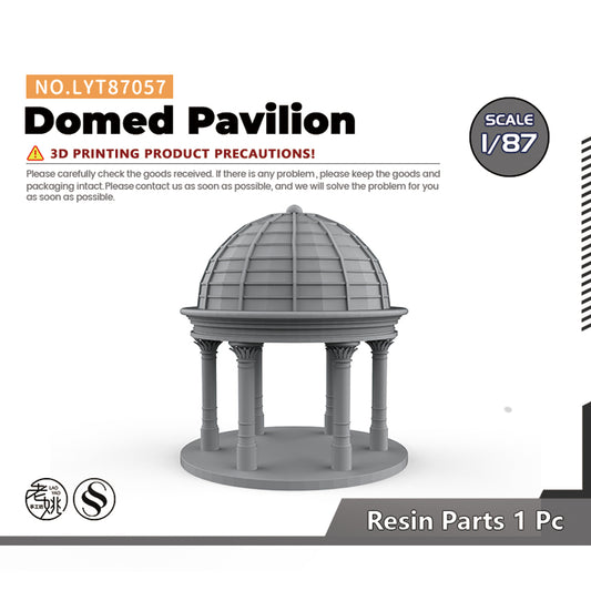 Yao's Studio LYT057 Domed Pavilion HO/OO/Z/N/TT Railroad Miniature Accessory Display Props