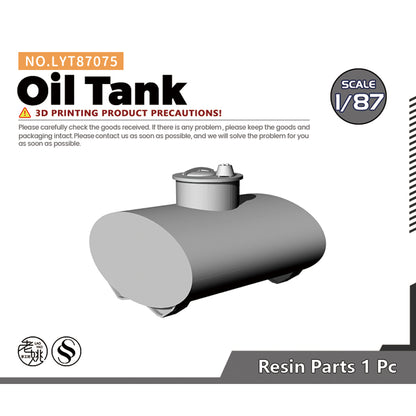 Yao's Studio LYT075 Oil Tank HO/OO/Z/N/TT Railroad Miniature Accessory Display Props