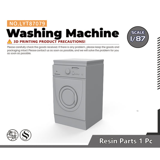 Yao's Studio LYT079 Washing Machine HO/OO/Z/N/TT Railroad Miniature Accessory Display Props