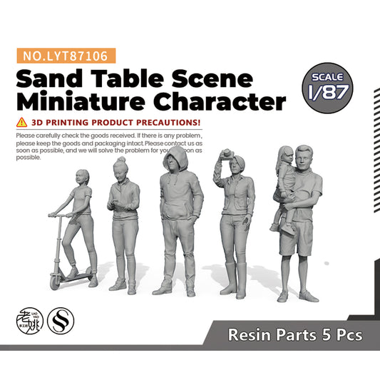 Yao's Studio LYT106 Sand Table Scene Miniature Character HO/OO/Z/N/TT Railroad Miniature Accessory Display Props