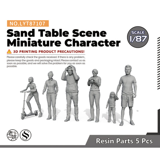 Yao's Studio LYT107 Sand Table Scene Miniature Characters HO/OO/Z/N/TT Railroad Miniature Accessory Display Props