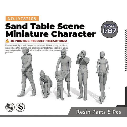 Yao's Studio LYT108 Sand Table Scene Miniature Character HO/OO/Z/N/TT Railroad Miniature Accessory Display Props