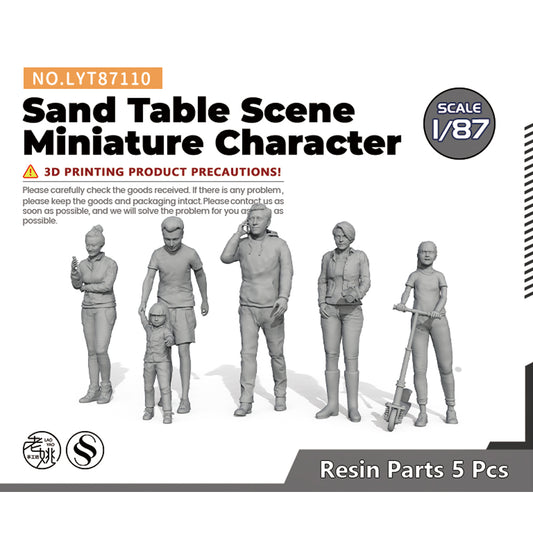 Yao's Studio LYT110 Sand Table Scene Miniature Character HO/OO/Z/N/TT Railroad Miniature Accessory Display Props