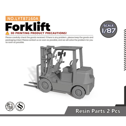 MRY-SFW LYT160A Industrial Warehouse Forklift Lift Truck – LCD 3D printed resin model kit, image 1