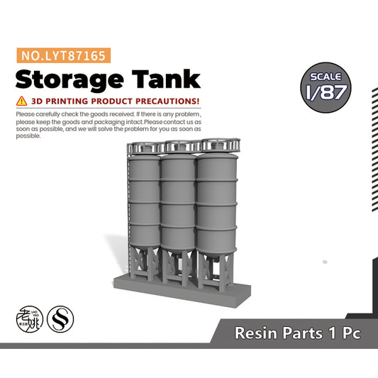 Yao's Studio LYT165 Storage Tank HO/OO/Z/N/TT Railroad Miniature Accessory Display Props