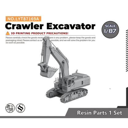 Yao's Studio LYT169A Scene Model Upgrade Crawler Excavator