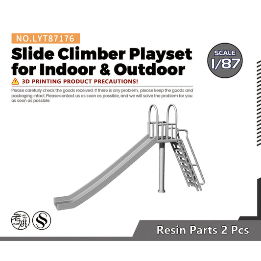 Yao's Studio LYT176 Slide Climber Playset for Indoor & Outdoor HO/OO/Z/N/TT Railroad Miniature Accessory Display Props