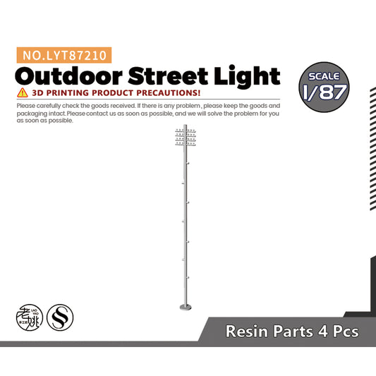 Yao's Studio LYT210 Outdoor Street Light HO/OO/Z/N/TT Railroad Miniature Accessory Display Props