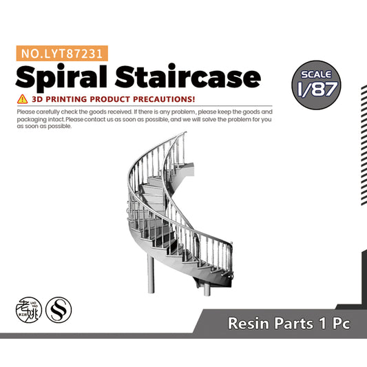 Yao's Studio LYT231 Spiral Staircase HO/OO/Z/N/TT Railroad Miniature Accessory Display Props