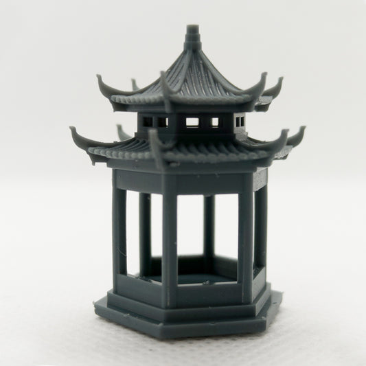 Double Layer Ancient Style Hexagonal Pavilion Architecture Model MRY-SFW LYT87287