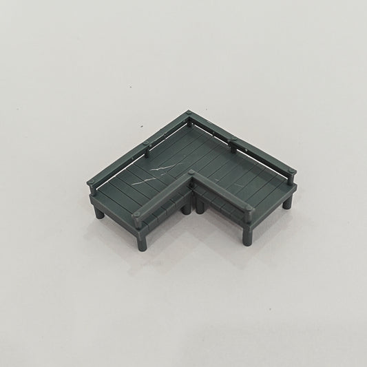 Yao's Studio LYT309 Right Angle Boardwalk 17mm48*48mm HO/OO/Z/N/TT Railroad Miniature Accessory Display Props