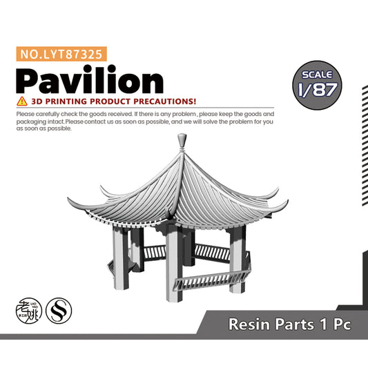 Yao's Studio LYT325 Pavilion HO/OO/Z/N/TT Railroad Miniature Accessory Display Props