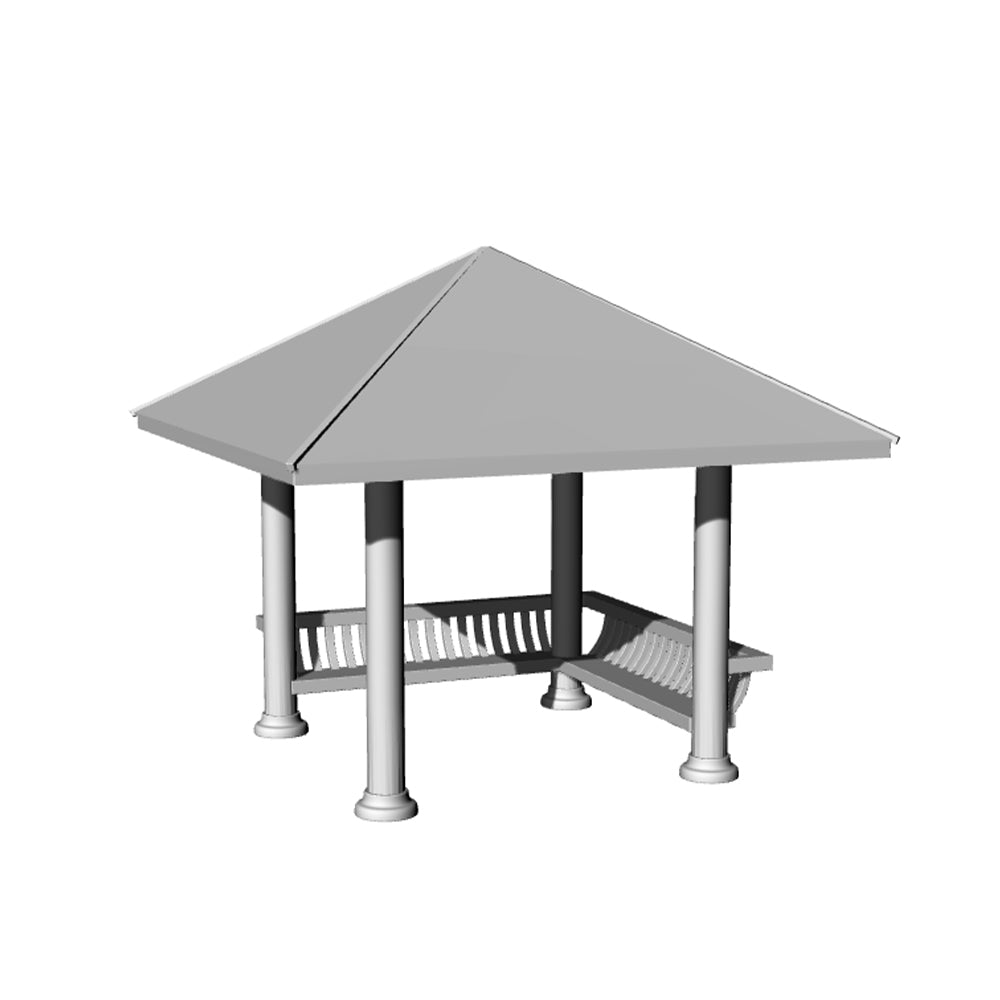 Gazebo Four Corner Pavilion Chinese Style Building MRY-SFW LYT87326