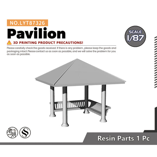 Yao's Studio LYT326 Pavilion HO/OO/Z/N/TT Railroad Miniature Accessory Display Props