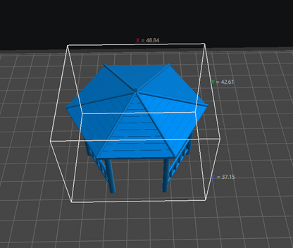 Gazebo Hexagonal Pavilion Chinese Style Building MRY-SFW LYT87327