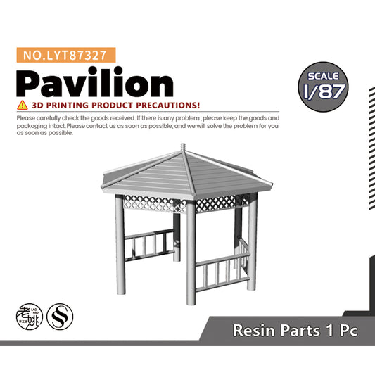 Yao's Studio LYT327 Pavilion HO/OO/Z/N/TT Railroad Miniature Accessory Display Props