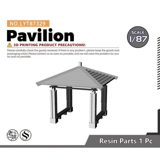 Yao's Studio LYT329 Pavilion HO/OO/Z/N/TT Railroad Miniature Accessory Display Props